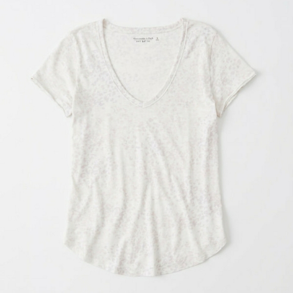 A&F LEOPARD PRINT TEE NWT - Picture 4 of 7